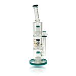 16’ Triple Percolator Shower - Head 9Mm Thick Water Pipe By Cali Cloudx Aqua