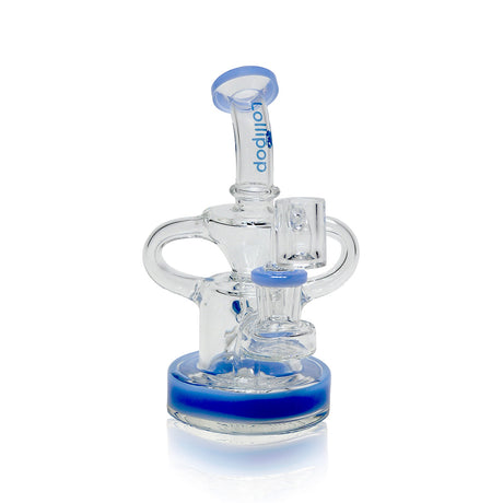 Lollipop Mini Recycler Rig - Sold By Cali Cloudx Blue