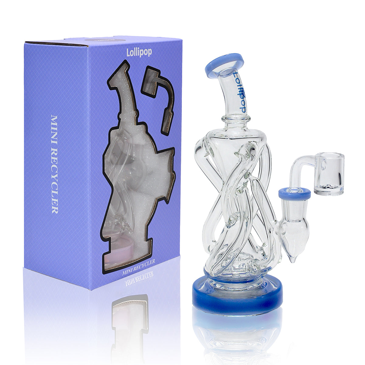 Lollipop Mini Recycler Rig - Sold By Cali Cloudx
