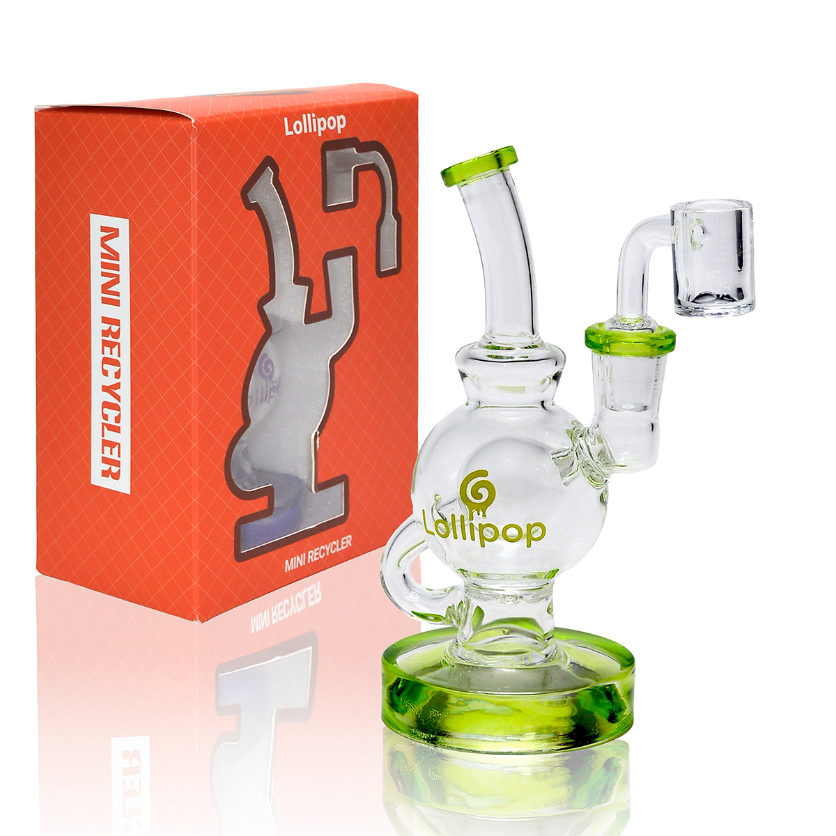 Lollipop Mini Recycler Rig - Sold By Cali Cloudx