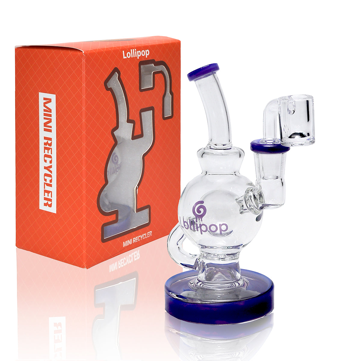 Lollipop Mini Recycler Rig - Sold By Cali Cloudx