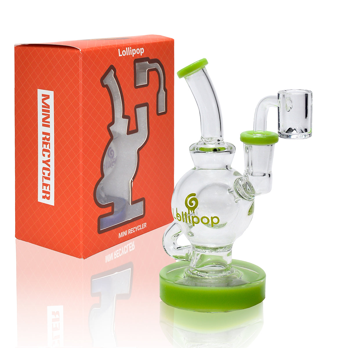 Lollipop Mini Recycler Rig - Sold By Cali Cloudx