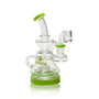 Lollipop Mini Recycler Rig - Sold By Cali Cloudx Milky Green