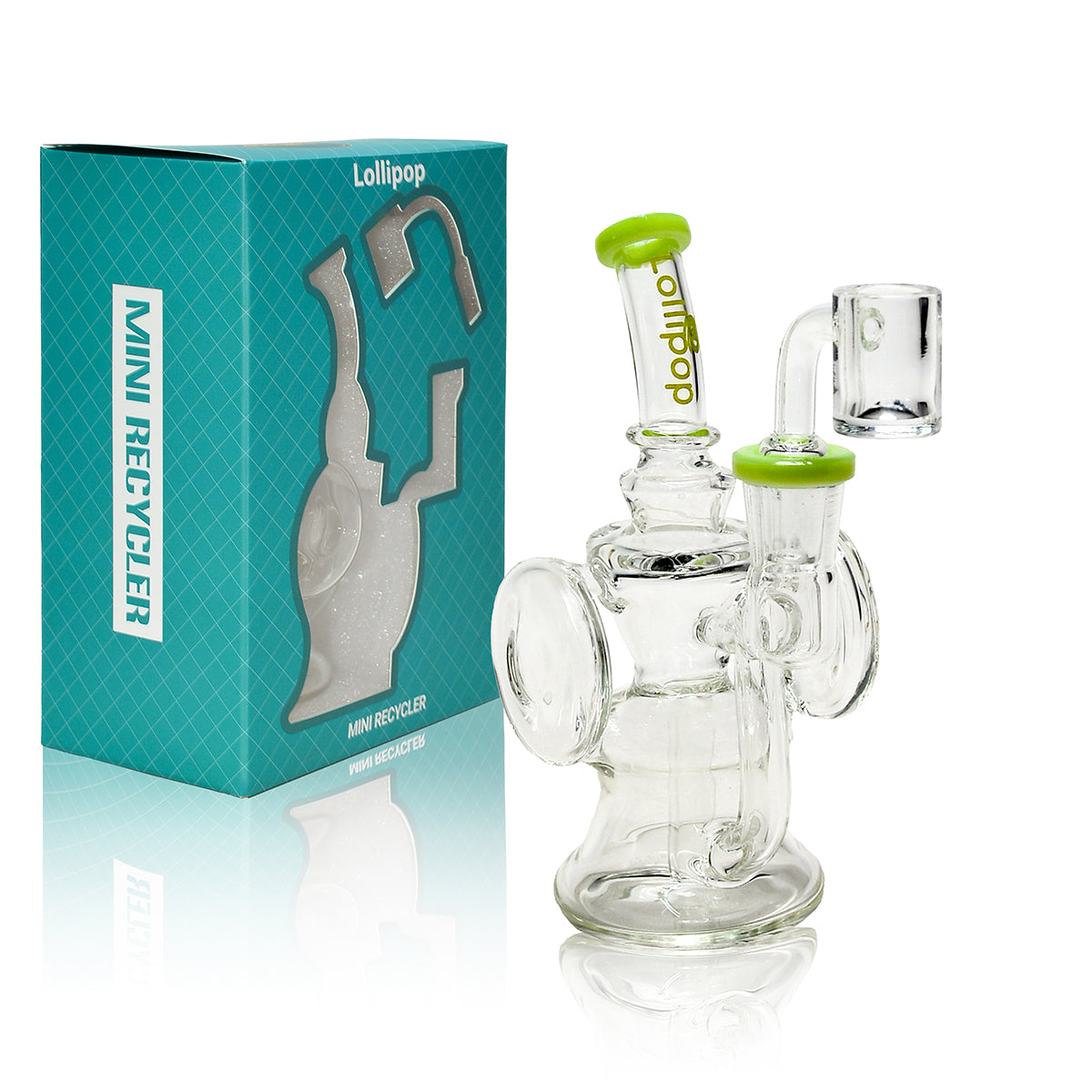 Lollipop Mini Recycler Rig - Sold By Cali Cloudx