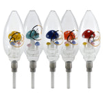 Mushroom Oval Matrix Nectar Collector | Dab Straw