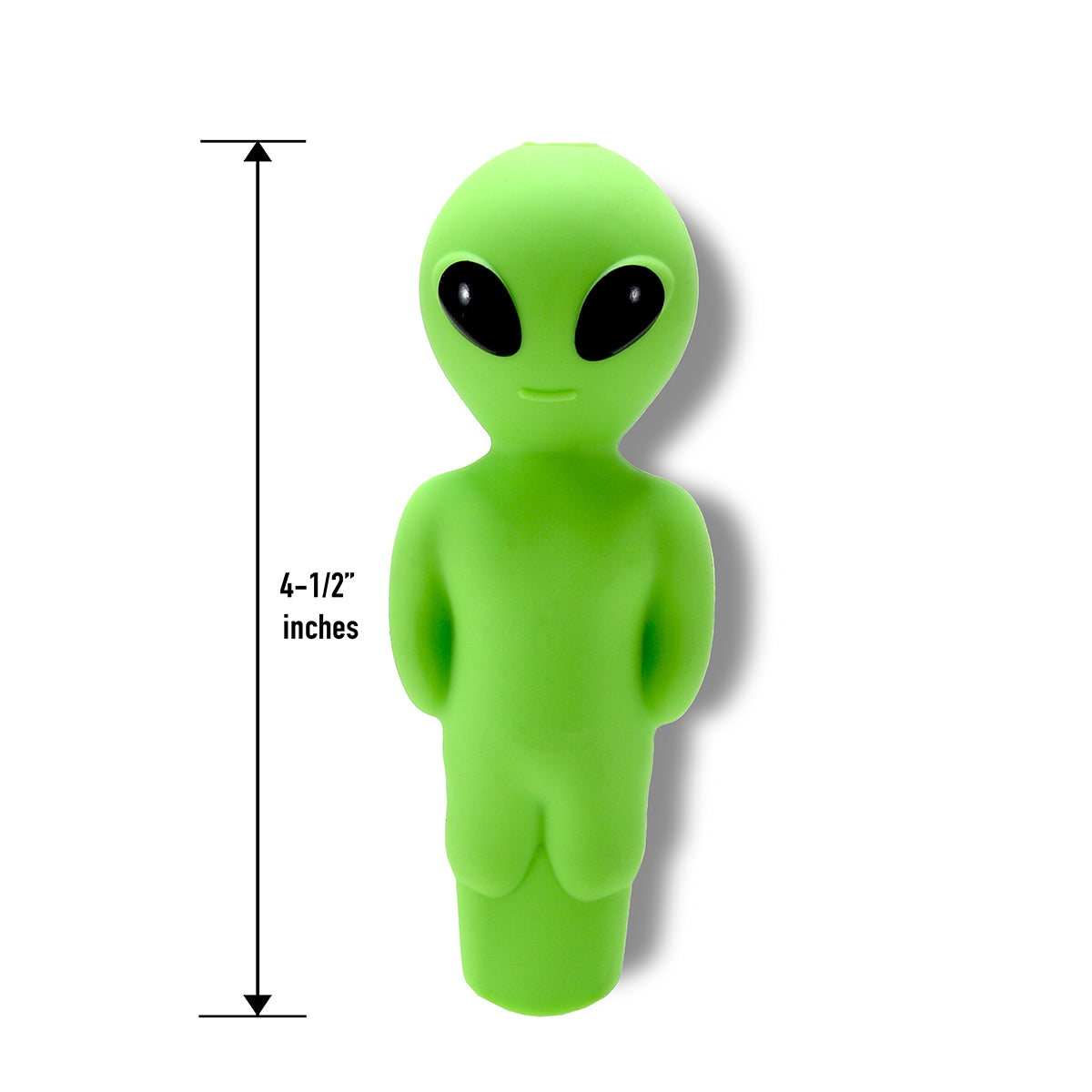 4" Silicone Alien Hand  Pipe