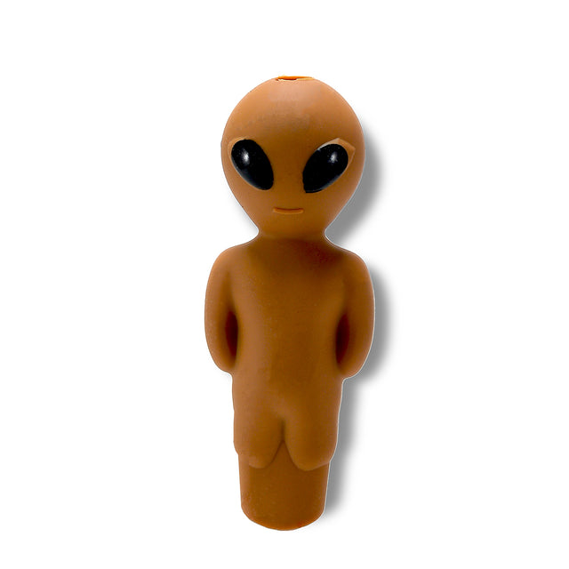 4" Silicone Alien Hand  Pipe