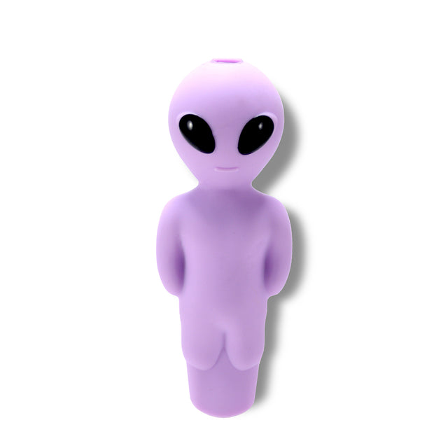 4" Silicone Alien Hand  Pipe