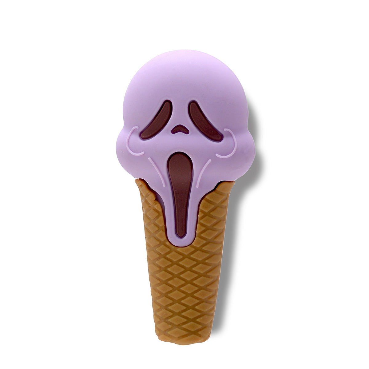 4" Silicone Screaming Ice Cream Hand Pipe