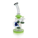 11" Turtle Attach Bended Recycler Waterpipe
