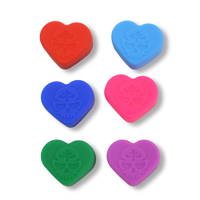 10 ML Silicone Heart Jar (50pcs/$0.90ea)