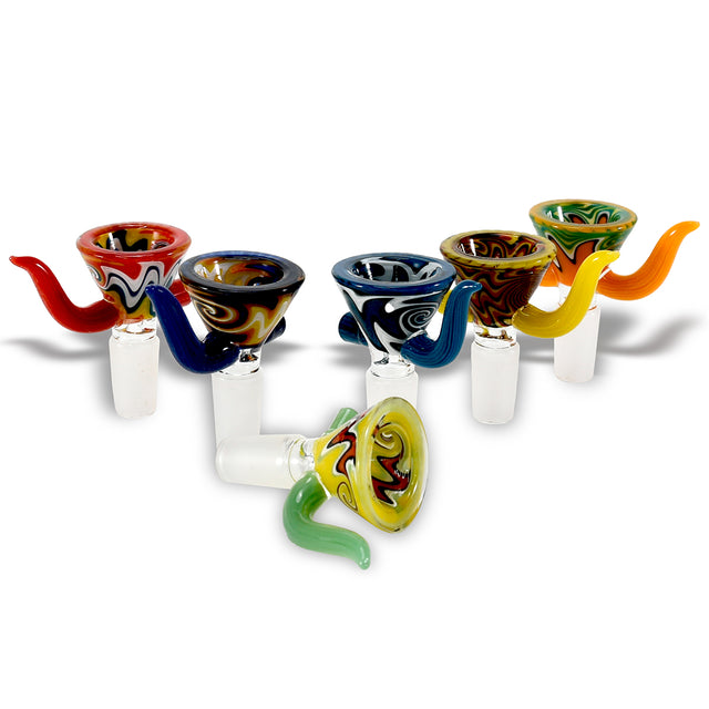 14mm One Horn Pattern Style Bowl (12 Pcs / $5.50 ea.)