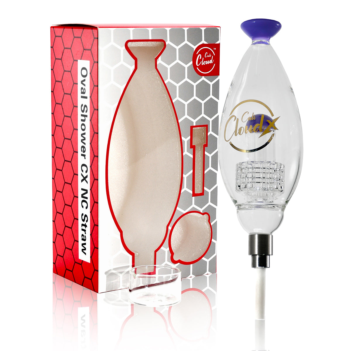 Oval Shower CX NC Nectar Collector – Elegant Honey Straw