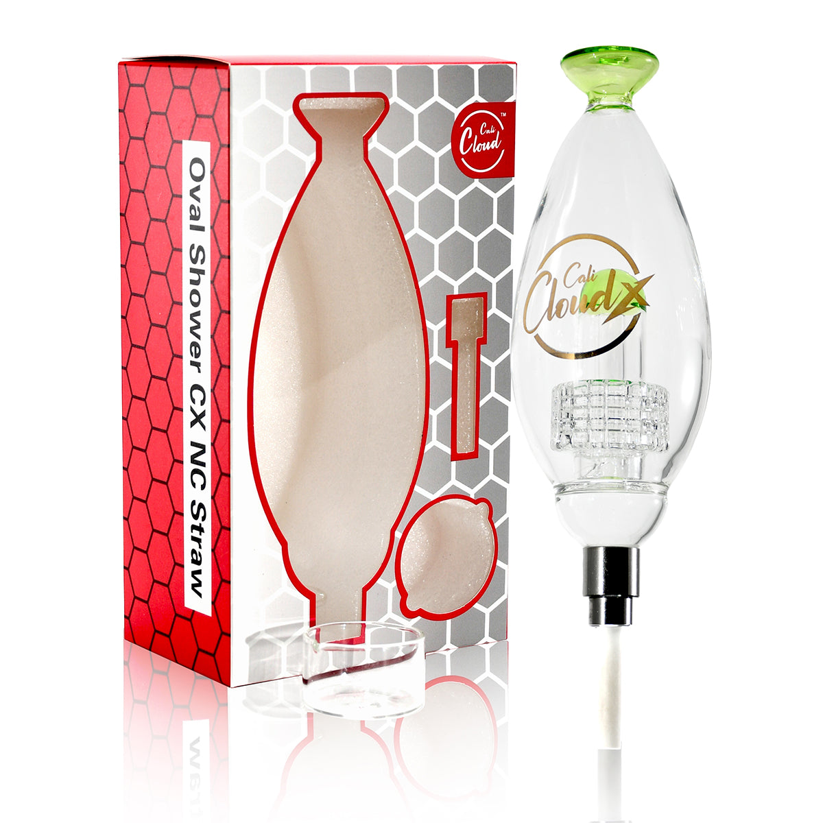 Oval Shower CX NC Nectar Collector – Elegant Honey Straw
