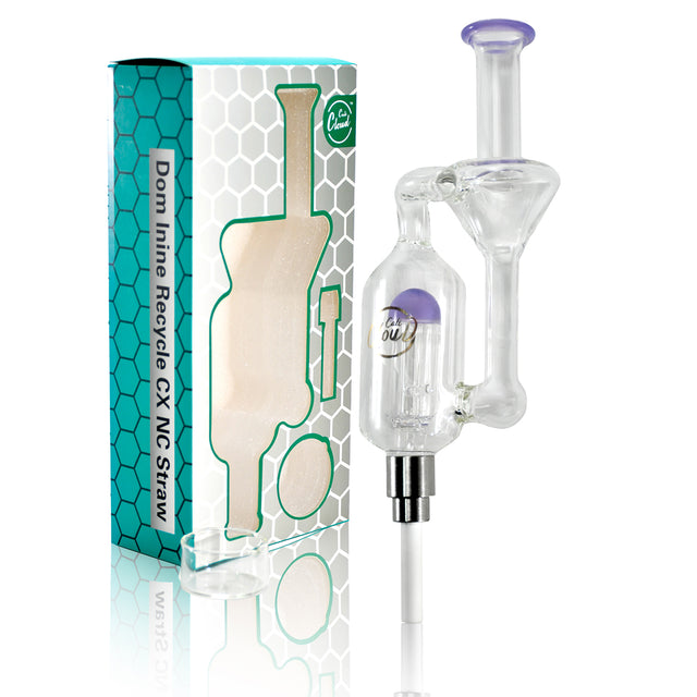 Dom Inline Recycle CX Nectar Collector Straw – Smooth, Filtered Dabbing