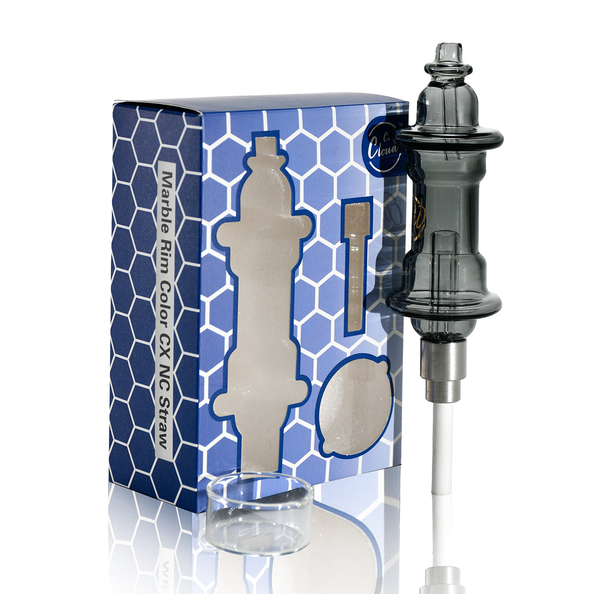 Cali CloudX Rim Color Nectar Collector|Dab Tool | Dab Straw