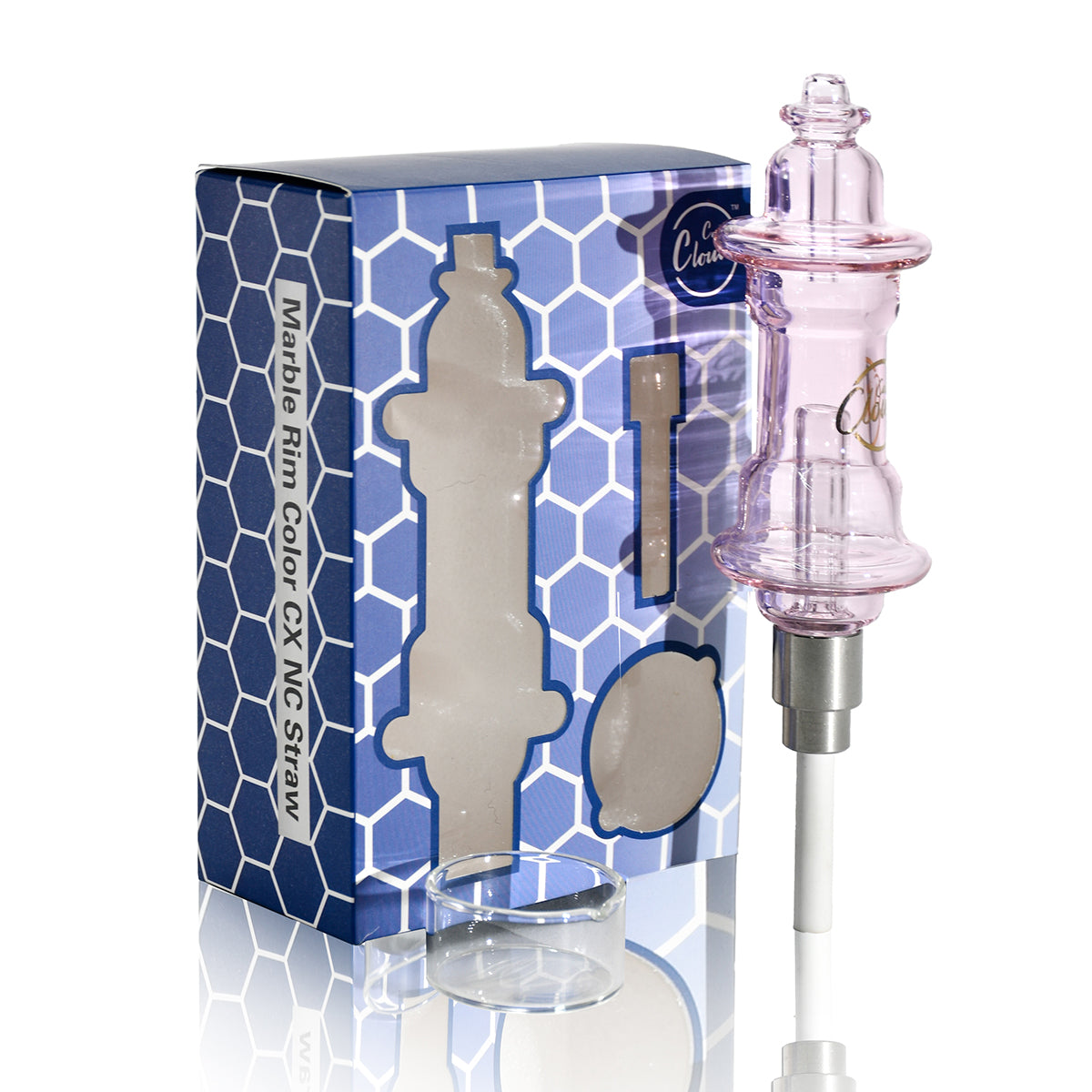 Cali CloudX Rim Color Nectar Collector|Dab Tool | Dab Straw