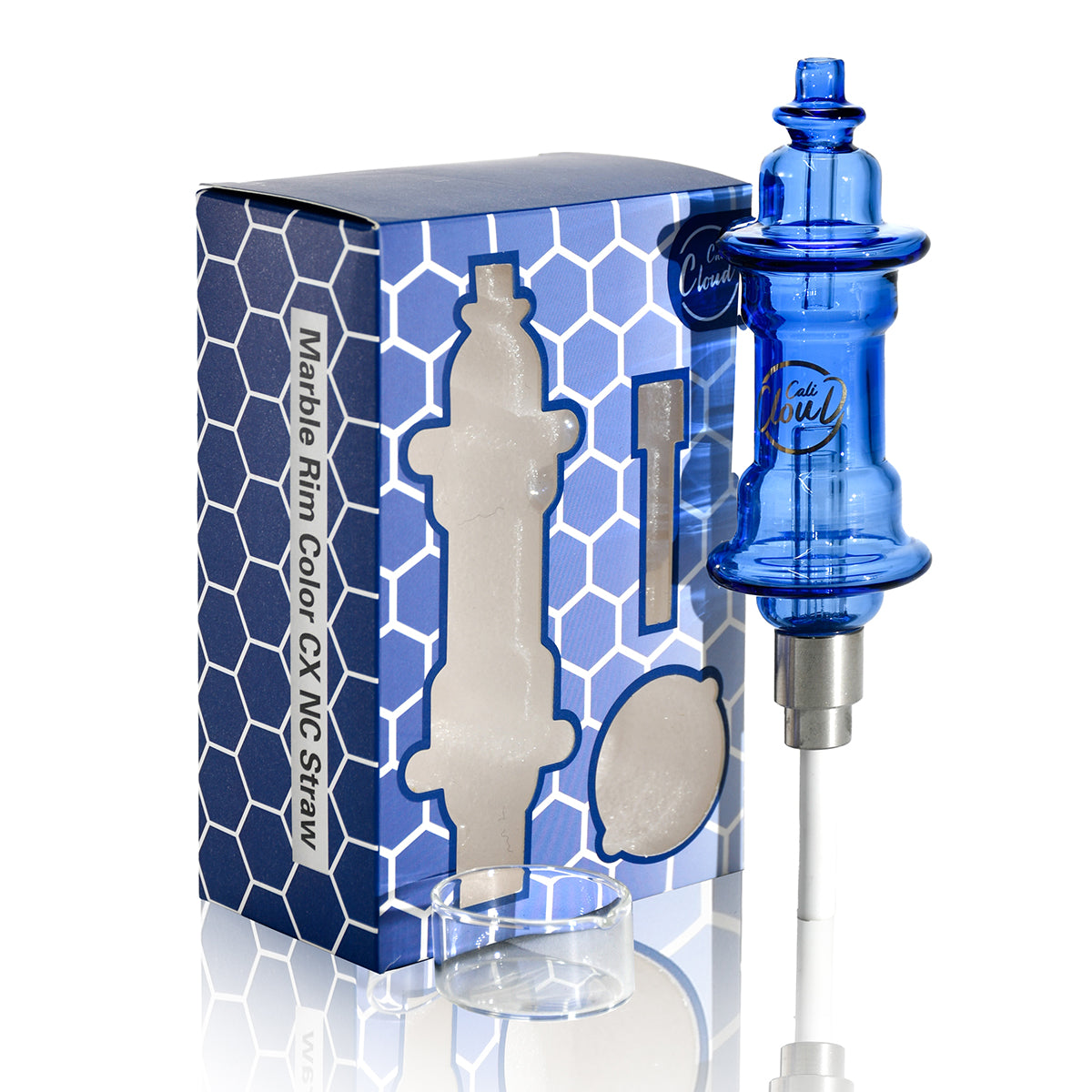 Cali CloudX Rim Color Nectar Collector|Dab Tool | Dab Straw