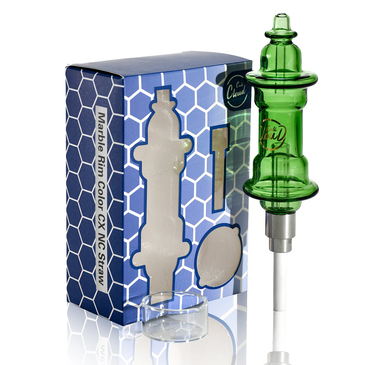 Cali CloudX Rim Color Nectar Collector|Dab Tool | Dab Straw