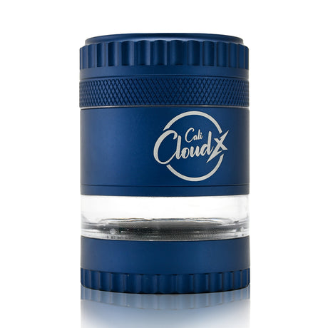 4-Piece Premium Herb Grinder – Color Aluminum with Clear Chamber