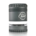 4-Piece Premium Herb Grinder – Color Aluminum with Clear Chamber