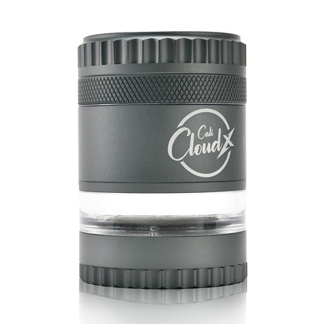 4-Piece Premium Herb Grinder – Color Aluminum with Clear Chamber