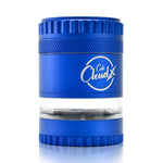 4-Piece Premium Herb Grinder – Color Aluminum with Clear Chamber