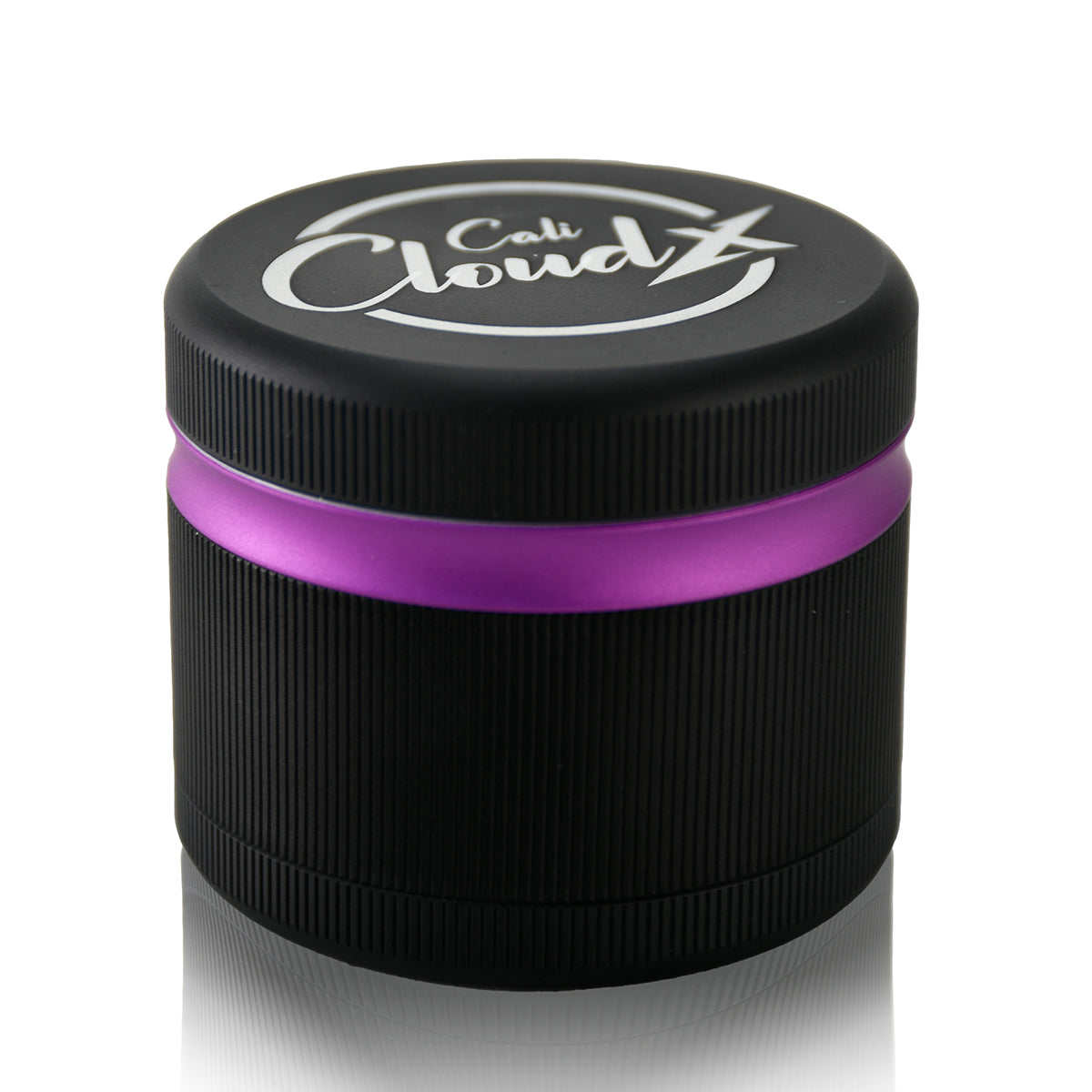 Premium Herb Grinder – 4-Piece Black Grinder  Color Accent