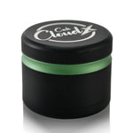 Premium Herb Grinder – 4-Piece Black Grinder  Color Accent