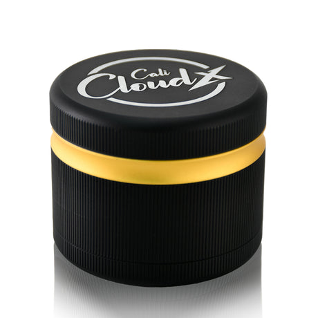 Premium Herb Grinder – 4-Piece Black Grinder  Color Accent