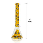 14" Printed Silicone Beaker Waterpipe