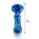 3" Confetti Glass Mini Hand Pipe – Bulk Jar