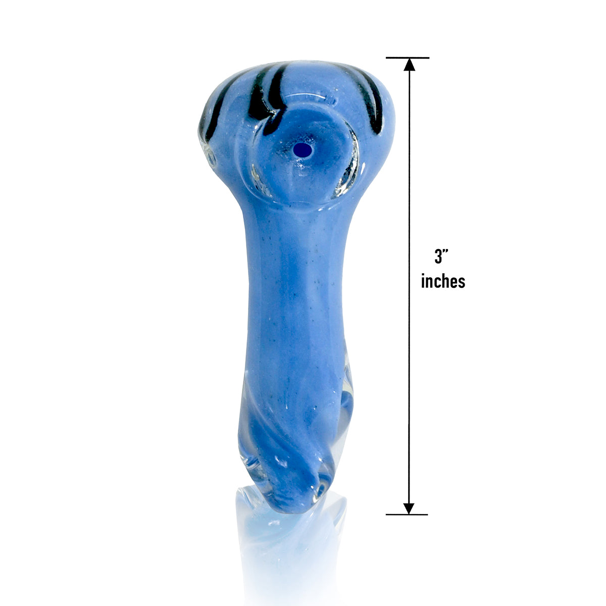 3” Assorted Glass Mini  Hand Pipes – Bulk Jar