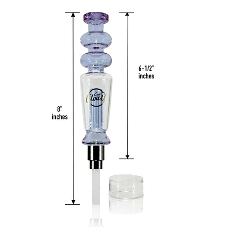 Cali Cloud Two Ball CX Straw – Premium Recycler Nectar Collector