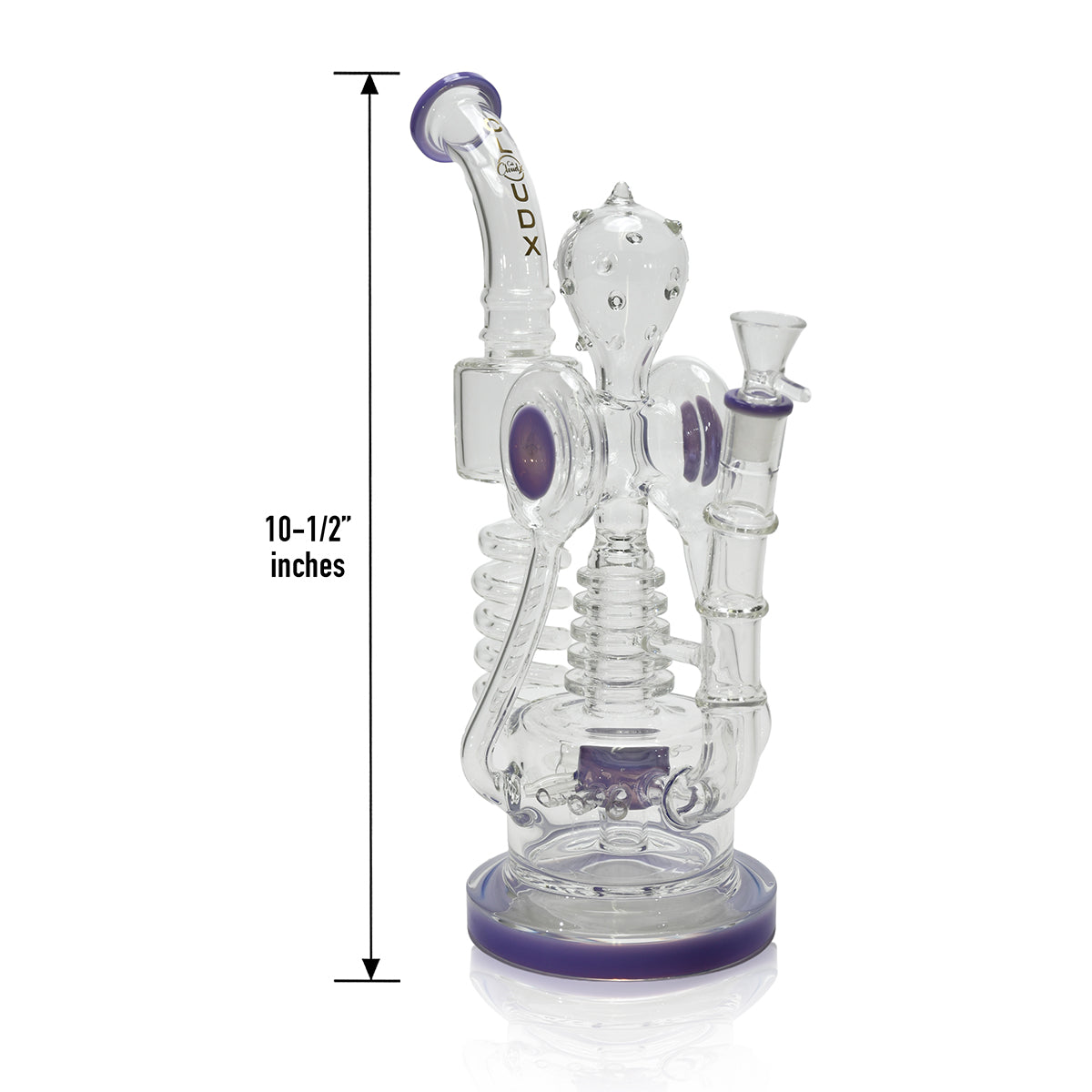 11” Multi-Chamber Glass Waterpipe