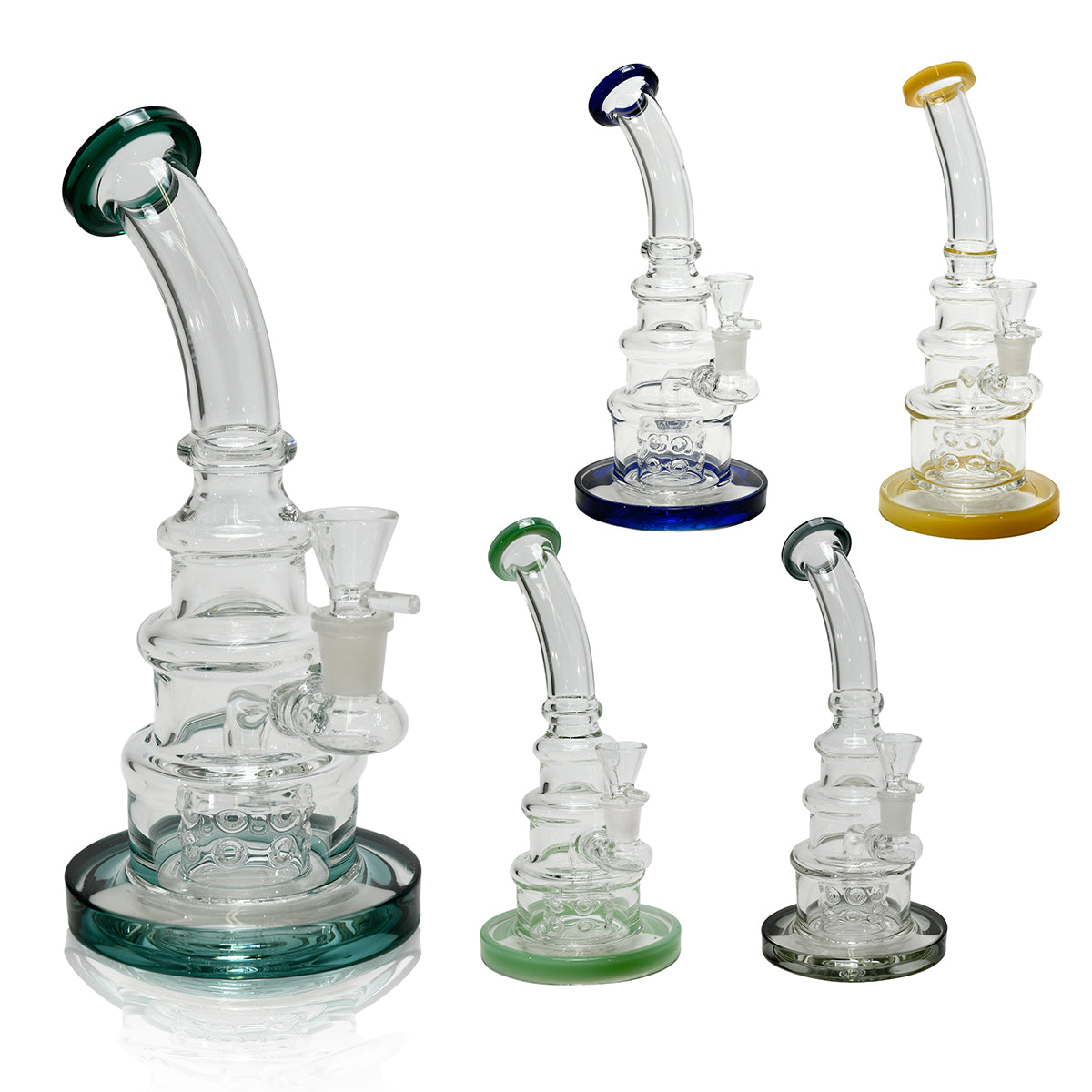 10" Craft Chamber Glass Waterpipe