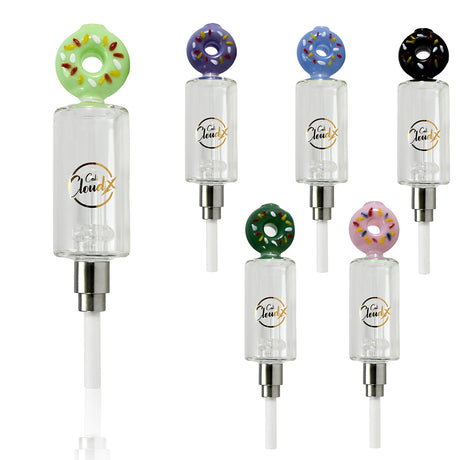 Cali CloudX Donut CX Recycler Nectar Collector – Premium Honey Straw