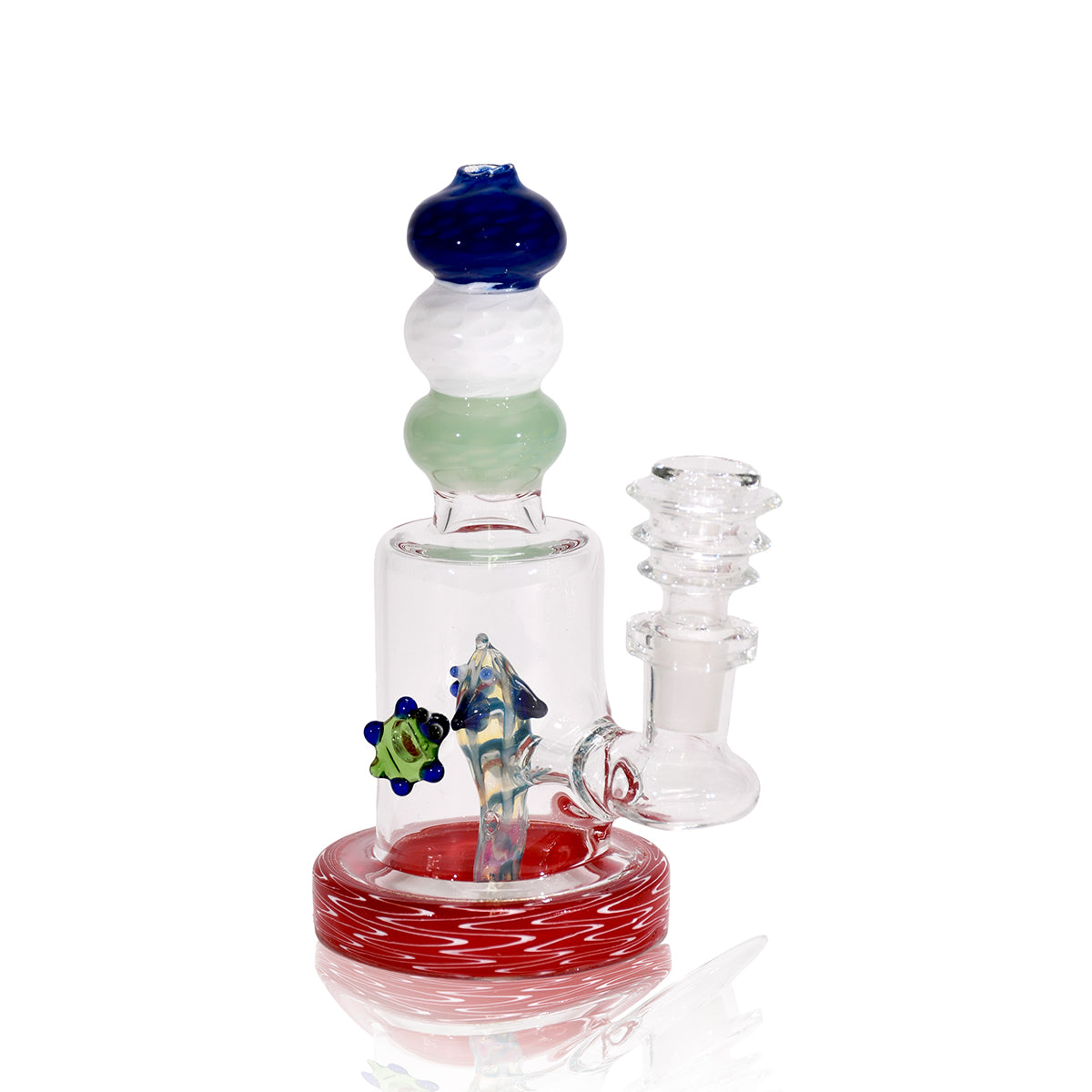6" Color Dog Water Pipe