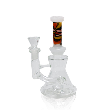 7"  Neck Color Glass Water Pipe