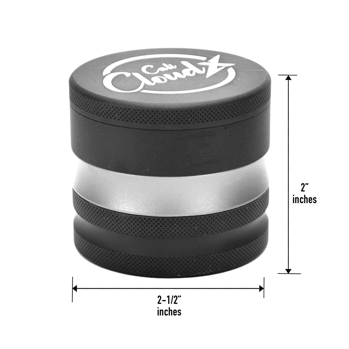 Premium Herb Grinder – 4-Piece Durable 66mm Grinder with Color Accent Ring