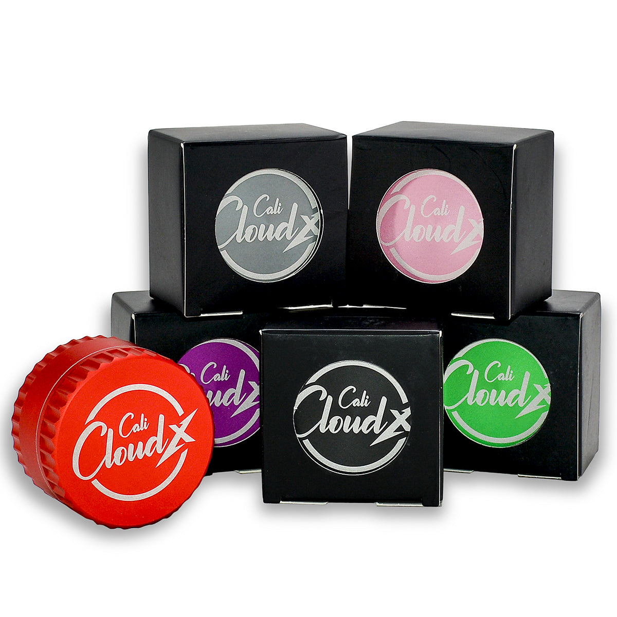 65Mm Fancy Round Cali Cloudx Chrome Grinder