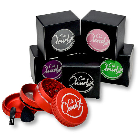 65Mm Fancy Round Cali Cloudx Chrome Grinder