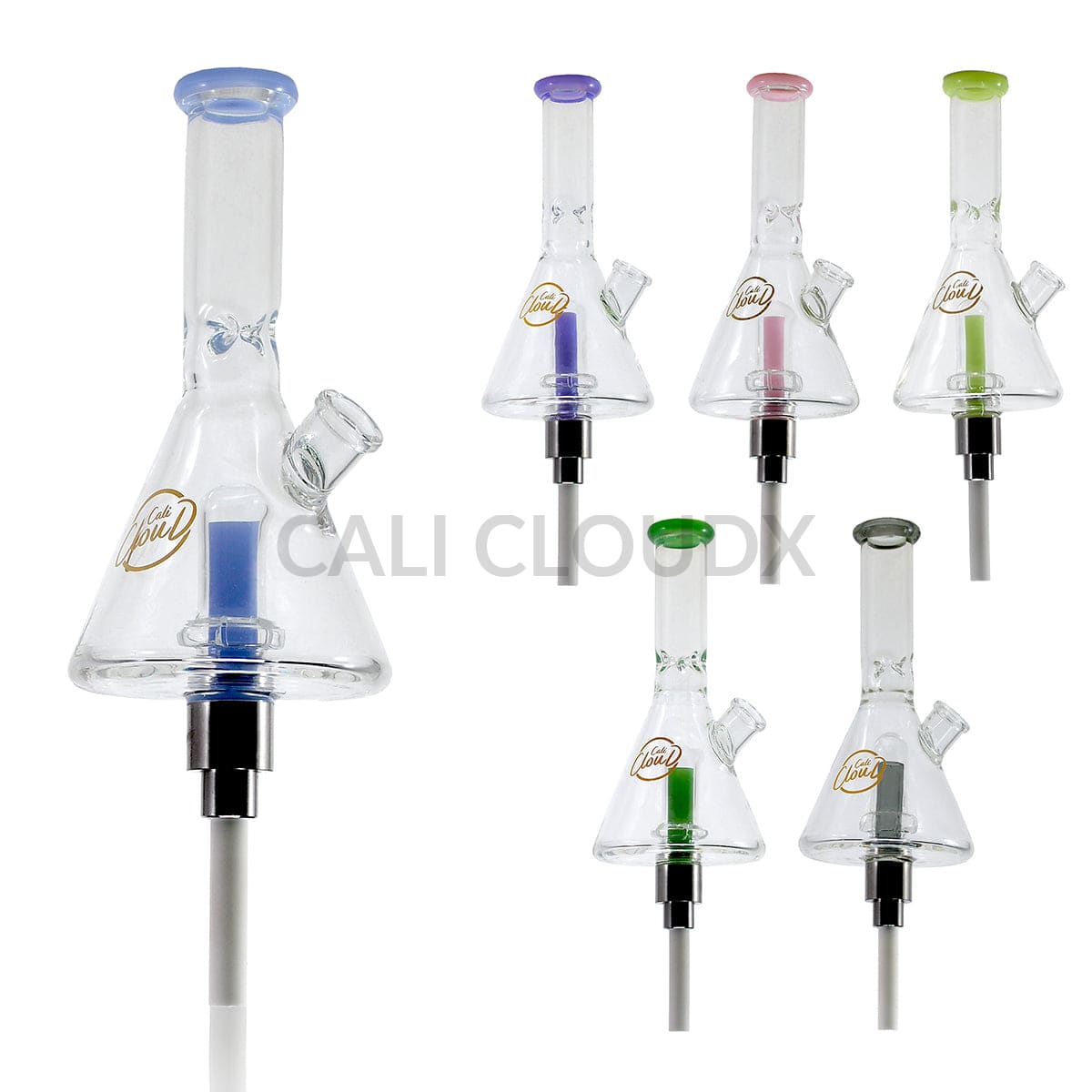 Bong Shaped Nectar Collector | Dab Tool | Dab Straw Assorted Colors