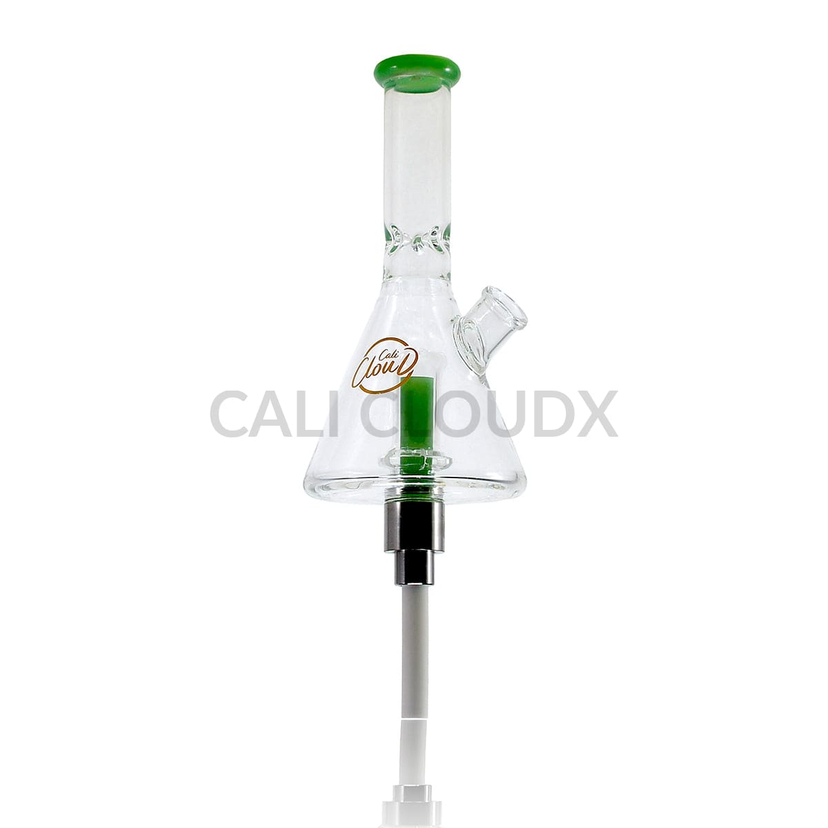 Bong Shaped Nectar Collector | Dab Tool | Dab Straw Jade Green