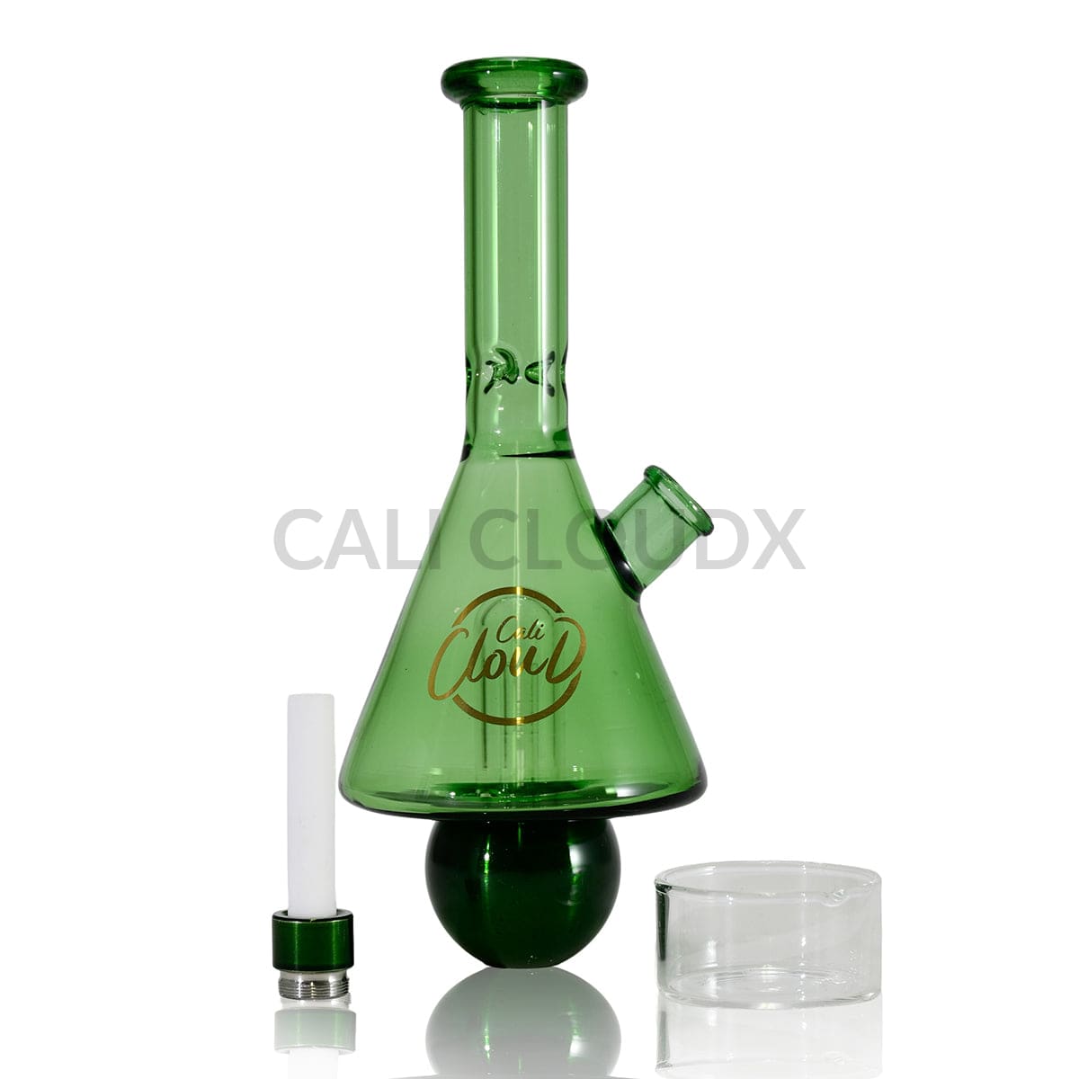 Cali Cloud Bong CX Straw – Premium Dab Straw Kit Green