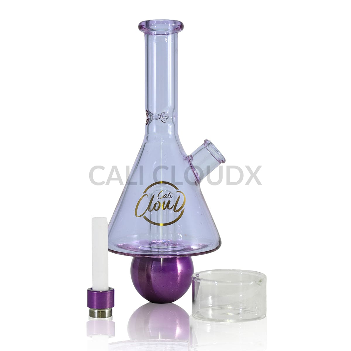 Cali Cloud Bong CX Straw – Premium Dab Straw Kit Purple