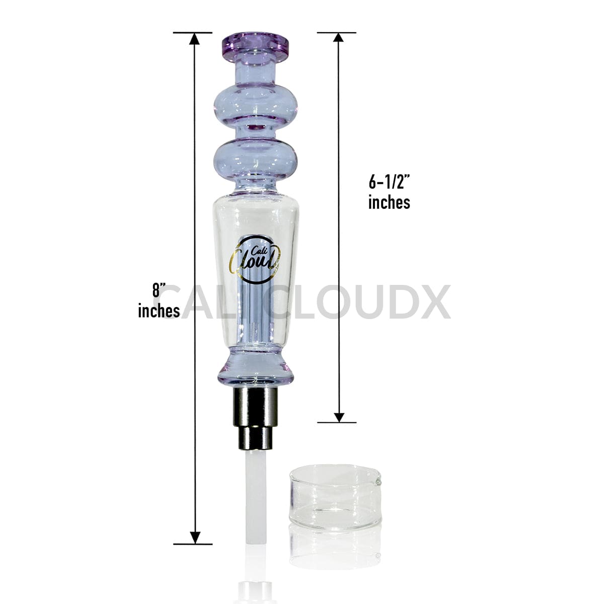 Cali Cloud Two Ball CX Straw – Premium Dab Straw Kit