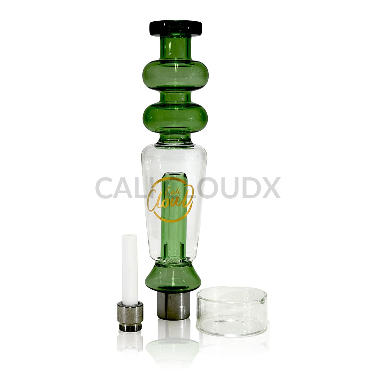 Cali Cloud Two Ball CX Straw – Premium Dab Straw Kit Green