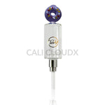 Cali CloudX Donut CX Recycler Nectar Collector – Premium Dab Straw Kit Purple Nectar collector