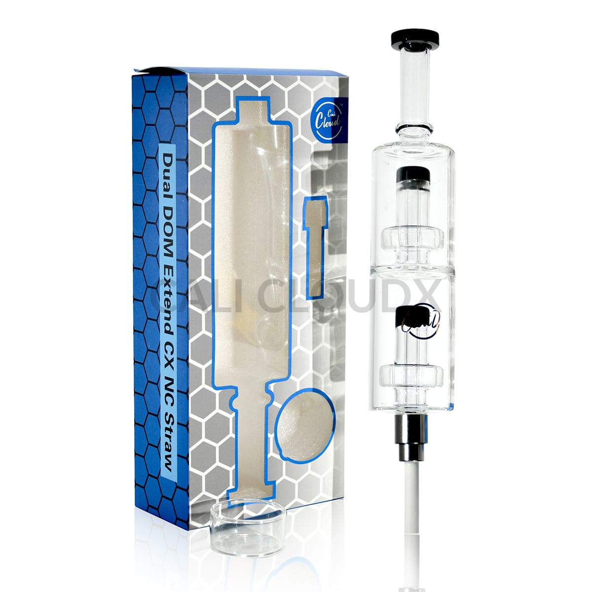Cali Cloudx Dual DOM Extend CX 10’’ Nectar Collector – Premium Honey Straw Black